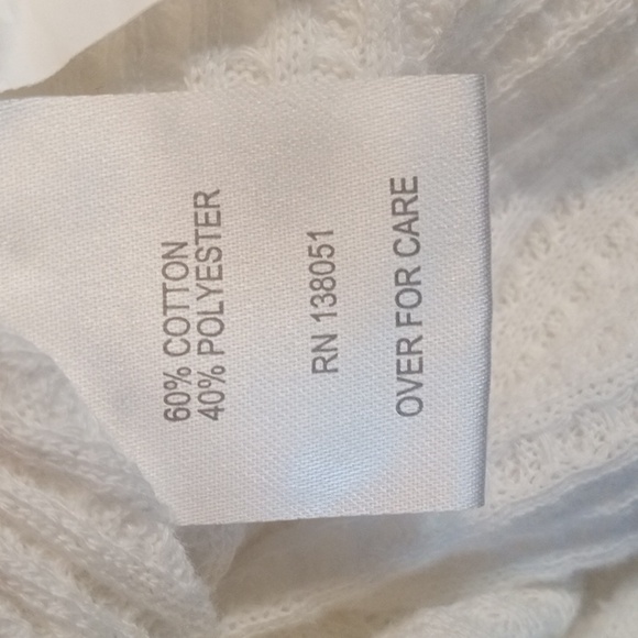 North River Women's Winter White Cowl Neck Lightweight Sweater Size Medium - Picture 6 of 8